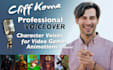 record a character voice over for animation or video game
