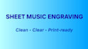 engrave and edit sheet music for print
