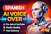 create spanish ai voice over for ads youtube