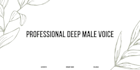 record a deep and expressive russian male voiceovers