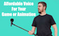 be your male video game voice actor