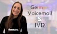record a german voicemail or IVR