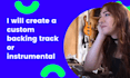 create a custom backing track or instrumental