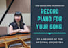 record professional piano performance for your original song