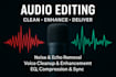 clean, enhance, and professionally polish your audio