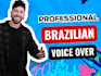 record your professional audio in brazilian portuguese, dubbing, narration