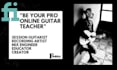 be your pro online guitar teacher