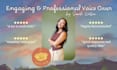 record broadcast quality voice over for narration