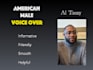 create a quality american neutral male voice over
