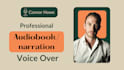 record an engaging, immersive british audiobook narration
