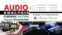 do cybersecurity, forensic audio analysis report writing, virus, malware and log