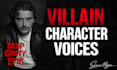 voice villain and character voices for games and animation
