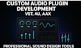 develop custom vst, au, or aax audio plugins for music production