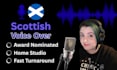 provide studio quality human female scottish voice over