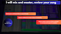 mix and master, review your songs