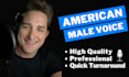record a professional american male voiceover