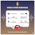 be your authentic hindi voice over expert