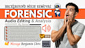 do audio editing using adobe audition, izotope rx 11, and audacity, do forensic