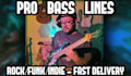 record tight bass guitar for your rock or indie song