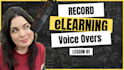 record a professional elearning voice over for your training