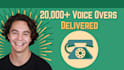 record a male voicemail greeting or phone message