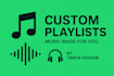 generate playlists for you in any genre