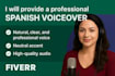 provide a professional spanish voiceover
