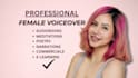 record a friendly american female voiceover