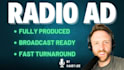 create an audio or radio commercial