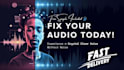 remove background noise, wind, echo from a video or audio file