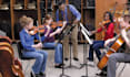 compose the perfect strings section using violin and viola