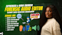 do forensic audio editing, cleanup, background noise remover, audiobook editing