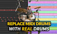 replace your ai drums with real drums