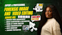 do forensic video and image editing, enhancement, restoration, clarification