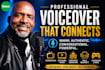 record a authentic african american voiceover