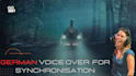 record a professional female german deep voice over for synchronisation