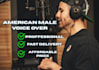 record a deep professional american english male voice over