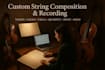 compose and record string quartet duet solo for violin cello and viola