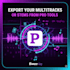 export your multitracks or stems from your pro tools session