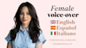 record the best feminine voiceover today