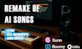 professionally recreate your ai generated instrumental