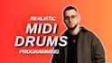 program realistic midi drum beats for your song or track