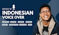 do indonesian voice over or narration, bahasa indonesia