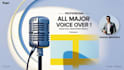 record professional voice overs in all major languages