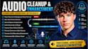 do forensic audio clean up, detect background voice noise removal voice analysis