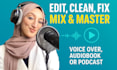 do professional audio editing and noise reduction