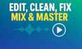 professionally edit, clean, and master your arabic audio, podcast or audiobook