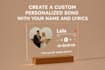 create a custom personalized song with your name and lyrics
