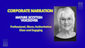 record an upbeat professional corporate narration