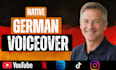 record a professional native german male voice over